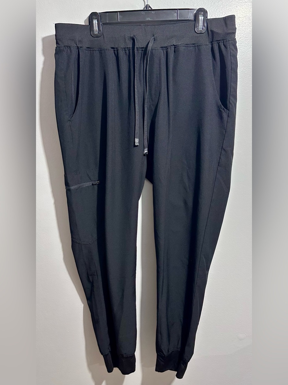 Black Drawstring Jogger Pants Size XL (1363)